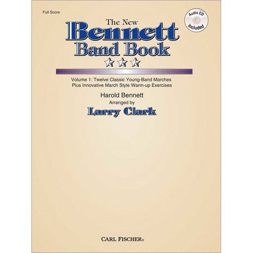 ニュー・ベネット・バンド・ブック 第1巻（全12曲 - Trombone/Baritone/Bassoon)：ハロルド・ベネット / ラリー・クラーク [吹奏楽輸入楽譜]