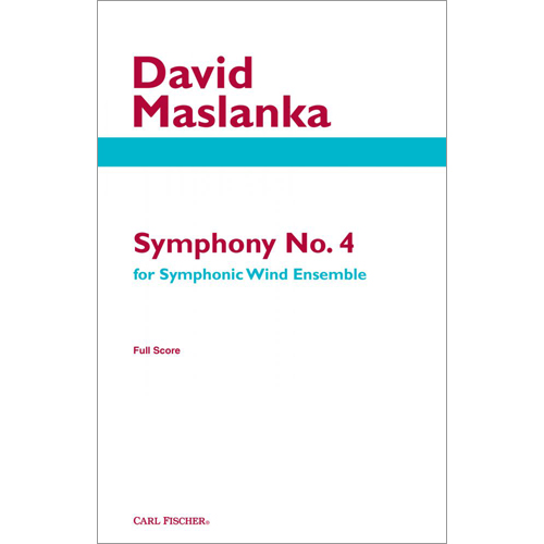 交響曲第4番（スタディスコア）：デイヴィッド・マスランカ [吹奏楽スコア]