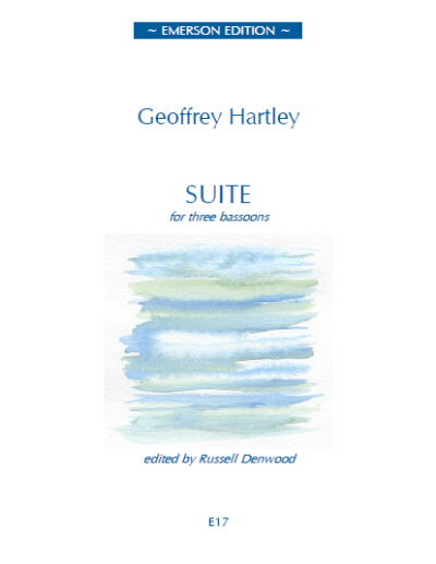 バスーン三重奏のための組曲：ジェフリー・ハートリー / ラッセル・デンウッド [ファゴット3重奏]