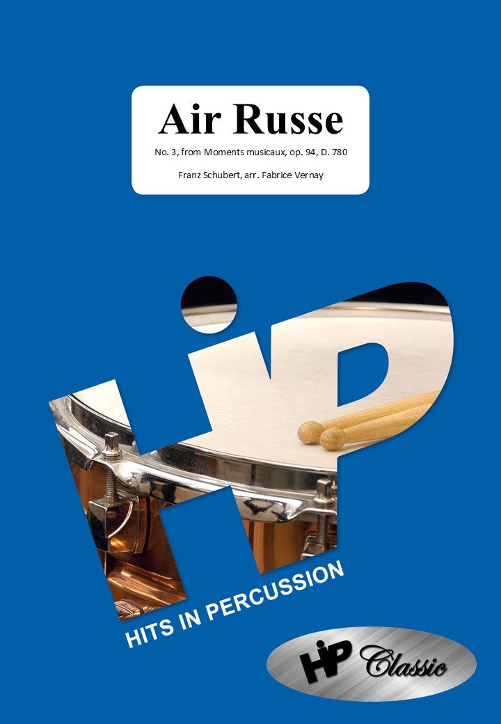 ロシア風エール (3-8重奏)：フランツ・シューベルト arr. ファブリス・ヴェルネ [打楽器3重奏]