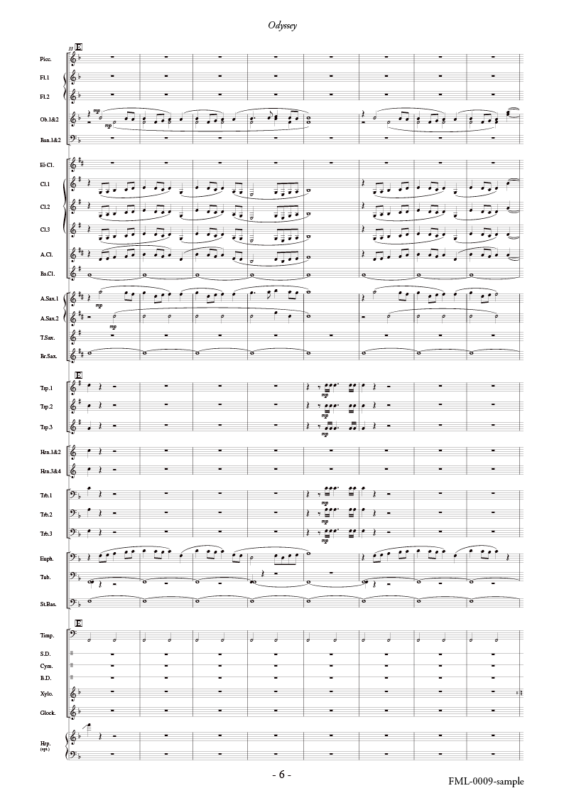 ● 吹奏楽楽譜 Claude T Smith / 祝典のための序曲